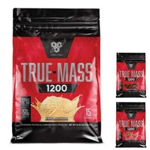 BSN 트루매스 1200 신타6 게이너 TRUE MASS 포대 체중증가 단백질 웨이트게이너 대용량 4.61kg 15서빙, 바닐라아이스크림