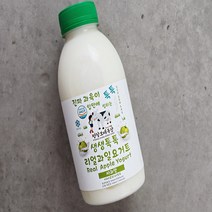 [평창보배목장] 생생톡톡 과일요거트 사과 500ml, 단품