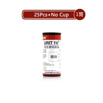 URIT 25Pcs 케톤 테스트 소변 스트립 가정용 KET 용지 검사 Ketosis 알칼리성 건강한 다이어트 바디 테스터, 03 1 Box strips