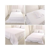 베딩코리아 호텔및 숙박업소 침대시트커버 세탁시보플없는 cvcv 무지원단 모텔시트커버