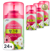 리빙굿 향그루 캔 자동분사기 헤이즐럿향 방향제 본품, 280ml, 72개, 커피향