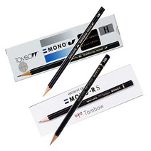 톰보 연필 모노J 모노R 4H~6B/톰보우연필/미술연필, 모노R(2H)