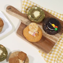 쏘유디저트 수제 유기농 스모어 쿠키 답례품 명절선물 디저트(로투스 블랙오레오 황치즈 녹차크림치즈), 5개(세트), 5개 포장(박스추가)