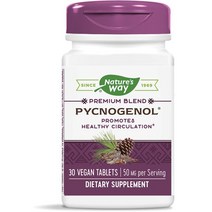 Nature’s Way 30 비건 탭 PYCNOGENOL 50mg 한 순환 자연의 길 033674451519