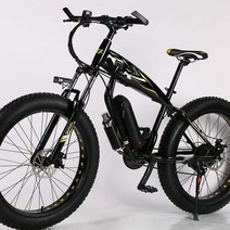 배달전기자전거 자토바이 전동 전기 자전거 강력한 파워 자전거 산악 자전거 리튬 배터리 전기 자전거 26 인치 사이클링 청소년 가정용, [01] black bikes, 한개옵션1
