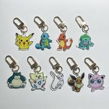 피카츄 꼬부기 파이리 뮤 키링, 이브이, 1개