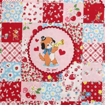 유와 마츠야마 아츠코 팬시 애니멀 프린트 30수 원단 4 color, A-레드