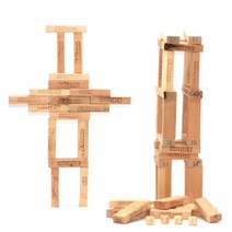 쌓기용 나무막대 54pcs/과학 실험 키트 교구 도구 만들기