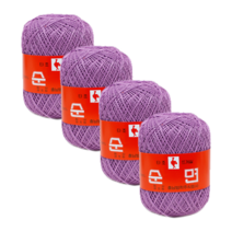 [앵콜스] 타조 구정뜨개실 색사 30수 (4볼묶음) 털실, 209 포도우유