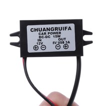 12v어댑터 24v어댑터 아답터 1PC DC 컨버터 모듈 12V ~ 5V USB 출력 전원 어댑터, 한개옵션0