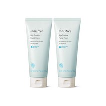 1+1 이니스프리 비자 트러블 훼이셜 폼 150g 2개 여드름 피부 클렌저 블랙헤드 지성 복합성