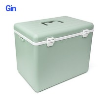 플라스틱 소형 아이스박스 캠핑아이스쿨러 23L, 민트
