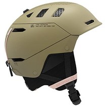 살로몬 L41528800 스키보드 헬멧, M + 올리브 + 허스크 프라임