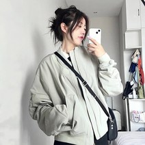 과잠 폭격기 재킷 디자인 틈새 거리 야구 유니폼 새로운 여성 미국 복고풍 재킷 여성 봄 가을