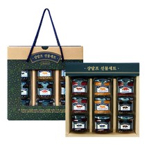 샹달프 혼합 잼 선물세트 꼬마 9종 28g 9병, 28g*9개, 1개