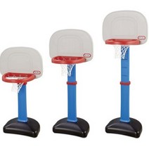 리틀타익스 유아용 키높이 조절 농구대, 혼합 색상