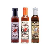 Palo Alto Firefighters Pepper Sauce 8.5 Ounce Variety Three, 상세설명참조