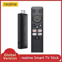 리얼미-4K 스마트 TV 스틱 1080P 글로벌 버전 2GB RAM 8GB ROM ARM Cortex A35 쿼드 코어 블루투스 5.0 구글 안드로이드, 04 With UK Plug