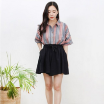오노마 오노마 ONM 메이비굿 여자 린넨4부 치마반바지 여성편한반바지 (8758573)