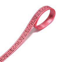 (주)아트인 컬러 레터링 공단리본 10mm (90cm), 핑크