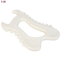 Y.GA 도자기 속살 scraping 경락 림프 순환 마사지볼 피로를 풀다, 흰색, 3
