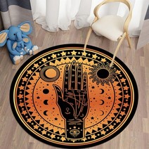 거실 캠핑 안마의자 러그 카페트 boho style round carpet for living room rugs tarot floor mat 침실 카펫 목욕 매트 doormat
