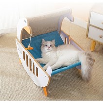 고양이 스크래쳐 스크래처 스크래치 스크레처 겸 하우스 해먹 침대 오리모양, 상세페이지 참조