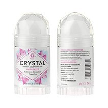 CRYSTAL 미네랄 데오도란트 스틱 - 무향 바디 데오도란트 24시간 냄새 방지 얼룩 및 끈적임 없음 염화알루미늄 파라벤 프리 4.25온스 2 팩