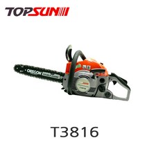 탑썬 동력엔진톱 T3816 체인톱 16인치 38CC 기계톱 가지치기톱 Topsun