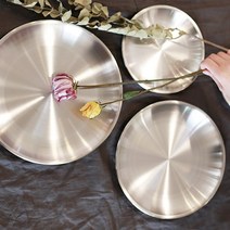 [리본제이]포스코 생산 스텐 접시 2호 19cm, 단품