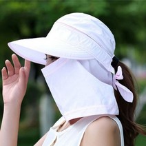 얼굴 햇빛 가리개 여름 넥워머 목 골프 자외선 차단 마스크 농사 모자 다목적 챙 여성 비치 하이킹 태양 분리형 바이저, the Hat Top Visor