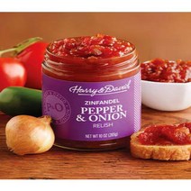 Harry David Pepper and Onion Relish with Zinfandel (１0 oz Jar), 1
