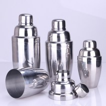 칵테일 쉐이커 믹싱틴 바 용품 칵테일키트 스테인레스, 1-칵테일쉐이커-550ml