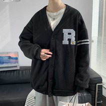 *씨에이지몰* 10대 20대 남자 봄코디 R패치 가디건 간절기 아우터 *WVJ669EA