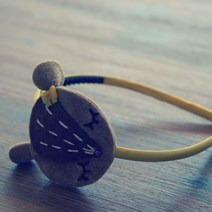 홀리졸리 양모펠트 다람쥐 여아머리띠 D16