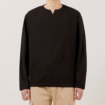 문컬렉션 남녀공용 엠보 트임 스탠다드핏 링클프리 리버플 긴팔 티셔츠 M~2XL