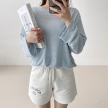 라뷰 애뜨레 린넨 긴팔 티셔츠