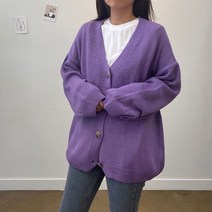 (6col) 박스핏 귀여움 오버핏 가을 간절기 가디건