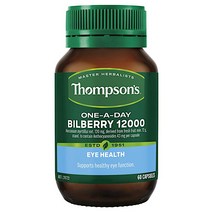 톰슨 뉴질랜드 빌베리 12000mg 루테인추천 원어데이, 12000mg 60캡슐