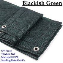 터널 쉘터 리빙쉘 텐트 루프탑 돔 도킹 장박자외선 방지 HDPE 차양 그물 정원 건물 쉼터 항해 발코니 개인, 08 Blackish Green_22 1mx6m