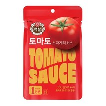 CJ제일제당 저녁메뉴추천 백설 토마토 스파게티소스 150g 파스타 요리재료 자취음식 가정간편식, 3개