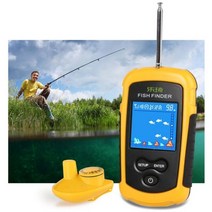 어군탐지기 어탐기 낚시 장비 알람 100M 휴대용 수중 음파 루어 에코 사운더 파인더 변환기 바다, 01 Wireless