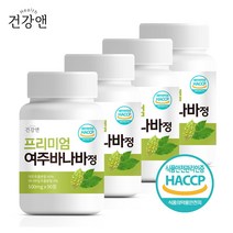 건강앤 여주 바나바 돼지감자 셀렌 함유 3개월분 90정, 4개