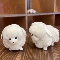 [바보사랑] 몽글몽글 양인형 리얼양 모 미니 장식소품