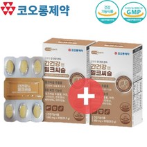 코오롱제약 밀크씨슬 밀크시슬 만성피로 피곤할때 피로회복 영양제, 2박스(2개월분)