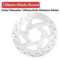 스테인레스 스틸 로터 디스크 브레이크 203mm/180mm/160mm/140mm 6 인치 MTB 마운틴로드 크루저 자전거 부품, 03 2