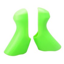 shimano st-r7000r8000 로드 바이크 시프터용 호환 커버 실리콘 슬리브 105 수동 변속기 프로텍터, 초록