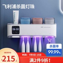 칫솔 소독기 uv 자외선 욕실 양치용품정리 거치대 유뮤선 살균기 욕실정리 인테리어, D. 칫솔 소독 랙 필립스 살균 램프 비즈