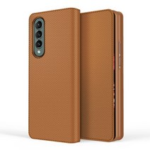 갤럭시Z 폴더2케이스 Galaxy z Fold25G 커버용 분할 접는 가죽 5G용 플립