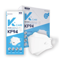 케이케어 보건용 마스크 대형 KF94, 1개입, 100개